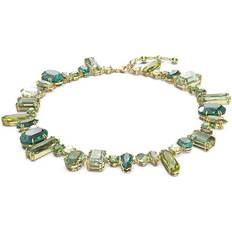 Swarovski Green Necklaces Swarovski Gema Necklace - Gold/Green