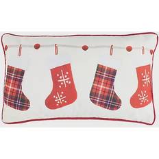 Safavieh Hollie Joly Complete Decoration Pillows Red, White (50.8x30.48)