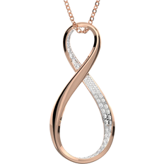 Swarovski Rose Gold Charms & Pendants Swarovski Exist Pendant - Rose Gold/Transparent