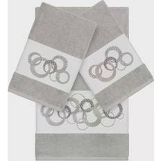 Linum Home Textiles Annabelle Towel Gray (137.16x68.58)