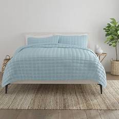 Home Collection Premium Ultra Soft Square Quilts Blue