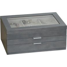 Gray - Women Jewelry Boxes Mele & Co Misty Wooden Jewelry Box - Grey