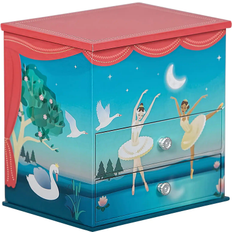 Jewelry Boxes Mele & Co Malorie Ballerina Jewelry Box - Blue/Coral