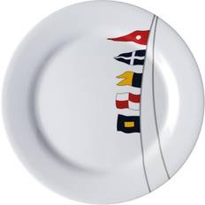 Non-Slip Dishes Marine Business Regata Dessert Plate 7.9" 6pcs