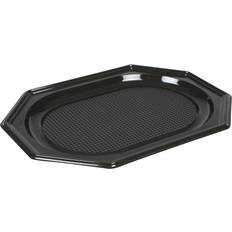 Plast Serveringsfade Abena Serveringsfad, 35x25x2cm, sort, Plast lille 10 stk Serveringsfad