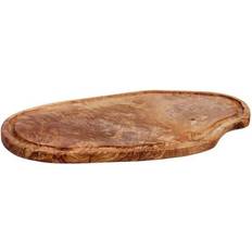 Just Slate Naturally Med Olive Wood with Groove 45cm Chopping Board