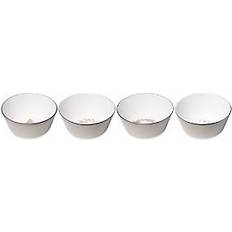 Royal Albert Soup Bowls Royal Albert Winter White Nibble Bowl, Set of 4 Silver/White Soup Bowl