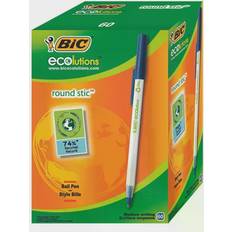 Bic round stic Bic ECOlutions round stic Kulspetspenna blå 1 mm medel paket med 60