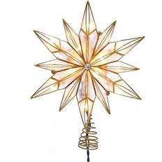 Capiz Star with Center Gem