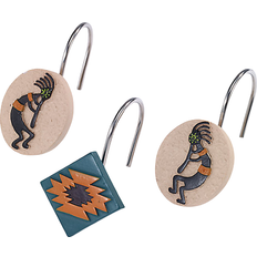 Multicolour Shower Curtain Hooks Avanti Navajo Dance 12 pcs (69856606)