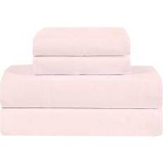 Truly Calm Antimicrobial Bed Sheet Pink (203.2x152.4cm)