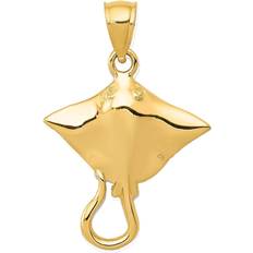 Stingray Pendant - Gold