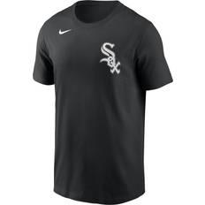 Nike Yoan Moncada Black Chicago White Sox Player Name and Number T-shirt