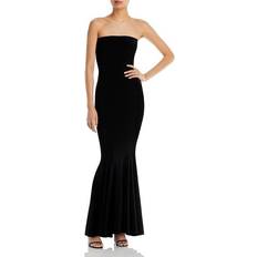 Abendkleider - Elastan/Lycra/Spandex Norma Kamali Fishtail Strapless Gown - Black