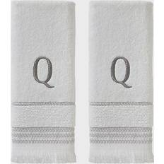 SKL Home Casual Monogram Q Guest Towel White (66.04x40.64)