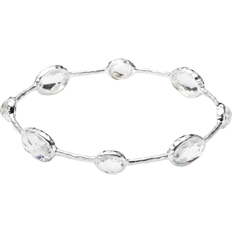 Ippolita Rock Candy 8-Stone Bangle Bracelet - Silver/Transparent