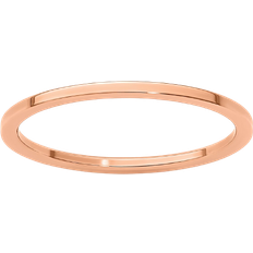 Rose Gold - Women Bracelets Stacks & Stones Flat Stackable Band - Rose Gold