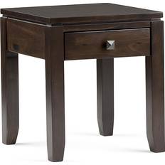 Pine Small Tables Simpli Home Cosmopolitan Small Table 44.4x44.4cm