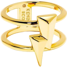 Kendra Scott Bolt Double Band Ring - Gold