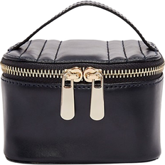 Maria Zip Jewelry Cube - Navy/Gold