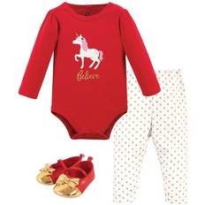 Hudson Baby Bodysuit Pant and Shoe - Christmas Unicorn (11156784)