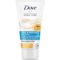 Protección UVB Cremas de manos Dove Care + Protect Hand Cream SPF15 75ml