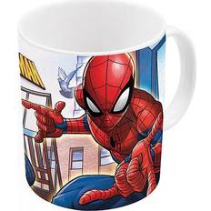 Spiderman muggar Spiderman "Mugg Great Power Keramik Röd Blå (11.7 x 10 x 8.7 cm) (350 ml) Kopp & Mugg