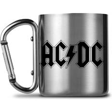 GB Eye AC/DC Tasse mit Karabinerhaken silver coloured Becher