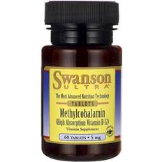 Metylkobalamin Swanson B12 Methylcobalamin 5000mcg 60t