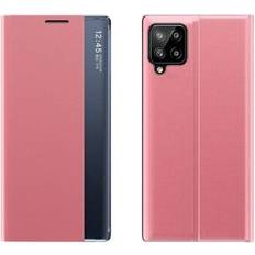 Fodral till samsung a12 Skal-man Fodral Samsung Galaxy A12 M12 rosa stödfunktion FD-GXA12-02