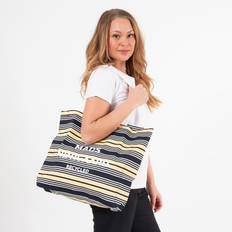 Mads Nørgaard Muleposer Mads Nørgaard Shopper Athene Sort/Pale Banana/Hvid OneSize Taske