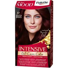 Hårfärg burgundy hårprodukter Schwarzkopf Mood Intensive Oil Care Color #37 Bourgogne Svart 115ml