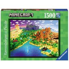 Minecraft puslespil Ravensburger World of Minecraft 1500 Piece