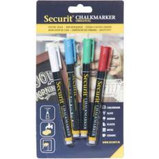 Securit Original Chalk Marker 4-pack