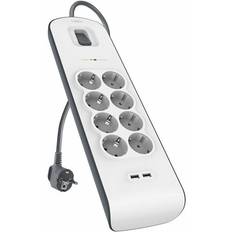 Belkin BSV804ca2M Strømstik 2 m