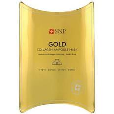 Gold collagen SNP Gold Collagen Ampoule Beauty Mask 10 Sheets 0.84 fl oz Each