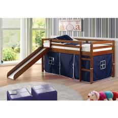 Tent bed Donco kids 750-TE_750C-TB Tent Bed Espresso W/Blue Tent