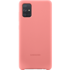 Samsung Silicone Cover Galaxy A71 Pink