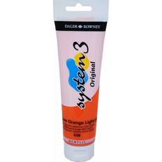 Hue light tube Daler-Rowney System 3 Acrylics Cadmium Orange Light Hue, 150 ml tube