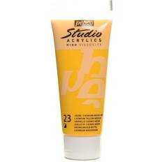 Pebeo Kunst en Ambachten Pebeo Studio Acrylic Paint cadmium yellow medium 100 ml