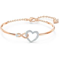 Swarovski Pulseras Swarovski Infinity And Heart Bracelet - Gold/Silver/Transparent