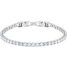 Swarovski Tennis Deluxe Bracelet - Silver/Transparent