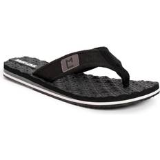 Men - Thong Slippers Muk Luks Chill Out Thong - Black