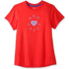 Brooks Distance Graphic Short Sleeve Top Women - Jamberry/Love Run