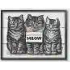 Stupell Industries You Had Me at Meow Cats Framed Art 40.6x50.8cm