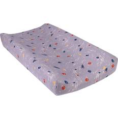 Outer Space Planets Flannel Changing Pad Cover