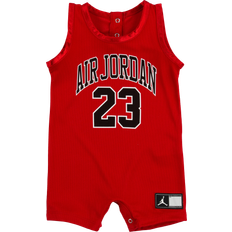 Nike 1-3M Jumpsuits Nike Infant Jordan Jersey Romper - Gym Red (656169-R78)