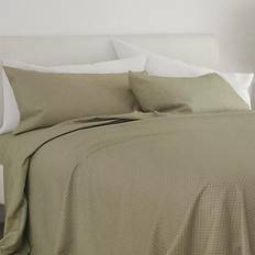 Home Collection Checkered Bed Sheet Green (243.84x205.74cm)