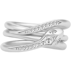 Julie sandlau boa Julie Sandlau Boa Ring - Silver/Transparent