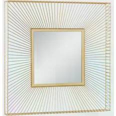 Square Wall Mirrors CosmoLiving by Cosmopolitan Gold Metal Contemporary Square Wall Mirror Wall Mirror 26x26"